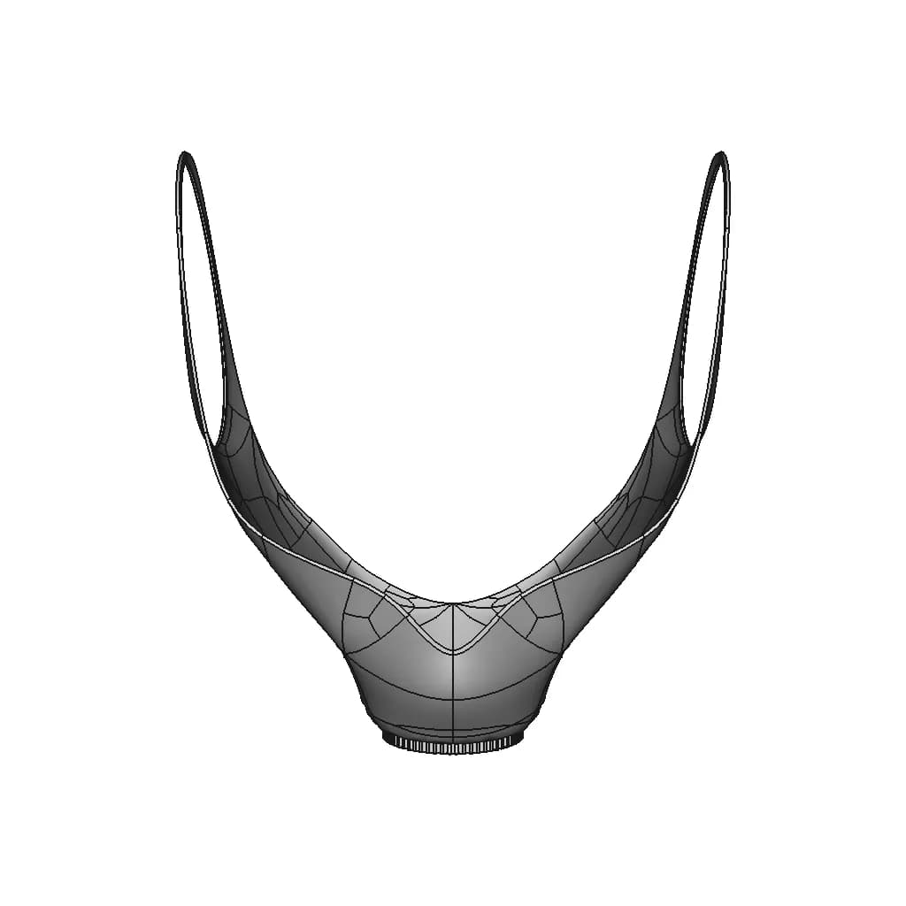 Mask And Valve For Medical Ventilator 1 | Professional CAD Design_0_0_degree_snapshot
