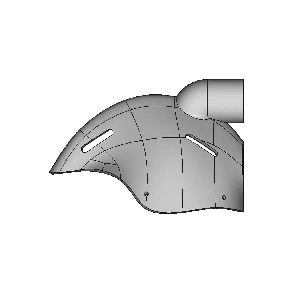 Face Mask 3 | Professional CAD Design_0_90_degree_snapshot