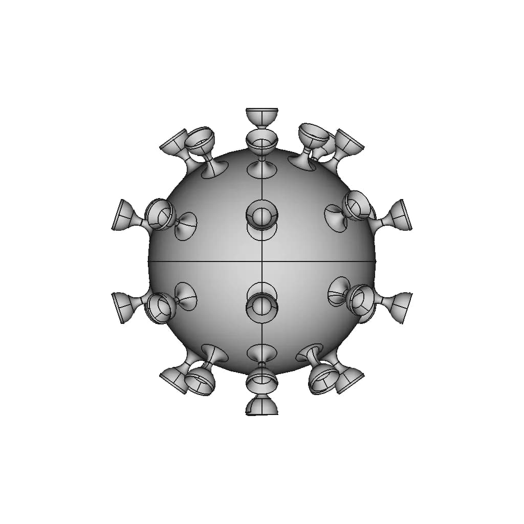 Mask 51 | Professional CAD Design_0_90_degree_snapshot