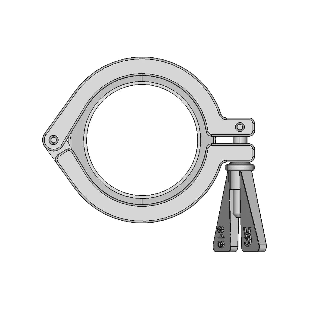 Tri Clamp 1 1 2 1 | Professional CAD Design_90_0_degree_snapshot