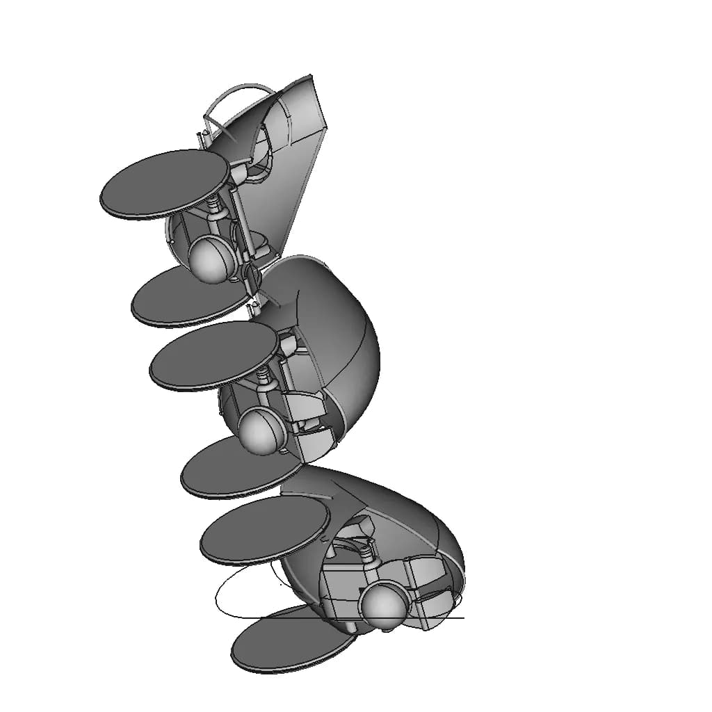 Sequential Compression Device 1 | Professional CAD Design_60_30_degree_snapshot