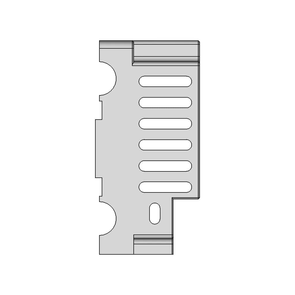 03 07 Ktm 450 Mxc Radiator Right 1 | Professional CAD Design_0_90_degree_snapshot