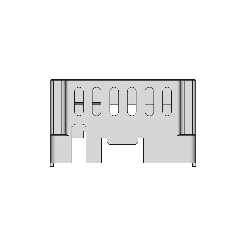 03 07 Ktm 450 Mxc Radiator Right 1 | Professional CAD Design_270_0_degree_snapshot