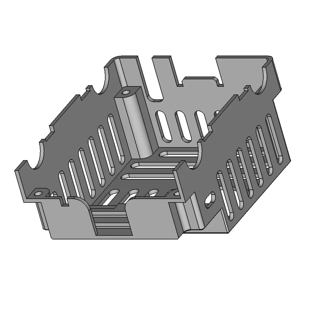 03 07 Ktm 450 Mxc Radiator Right 1 | Professional CAD Design_60_30_degree_snapshot