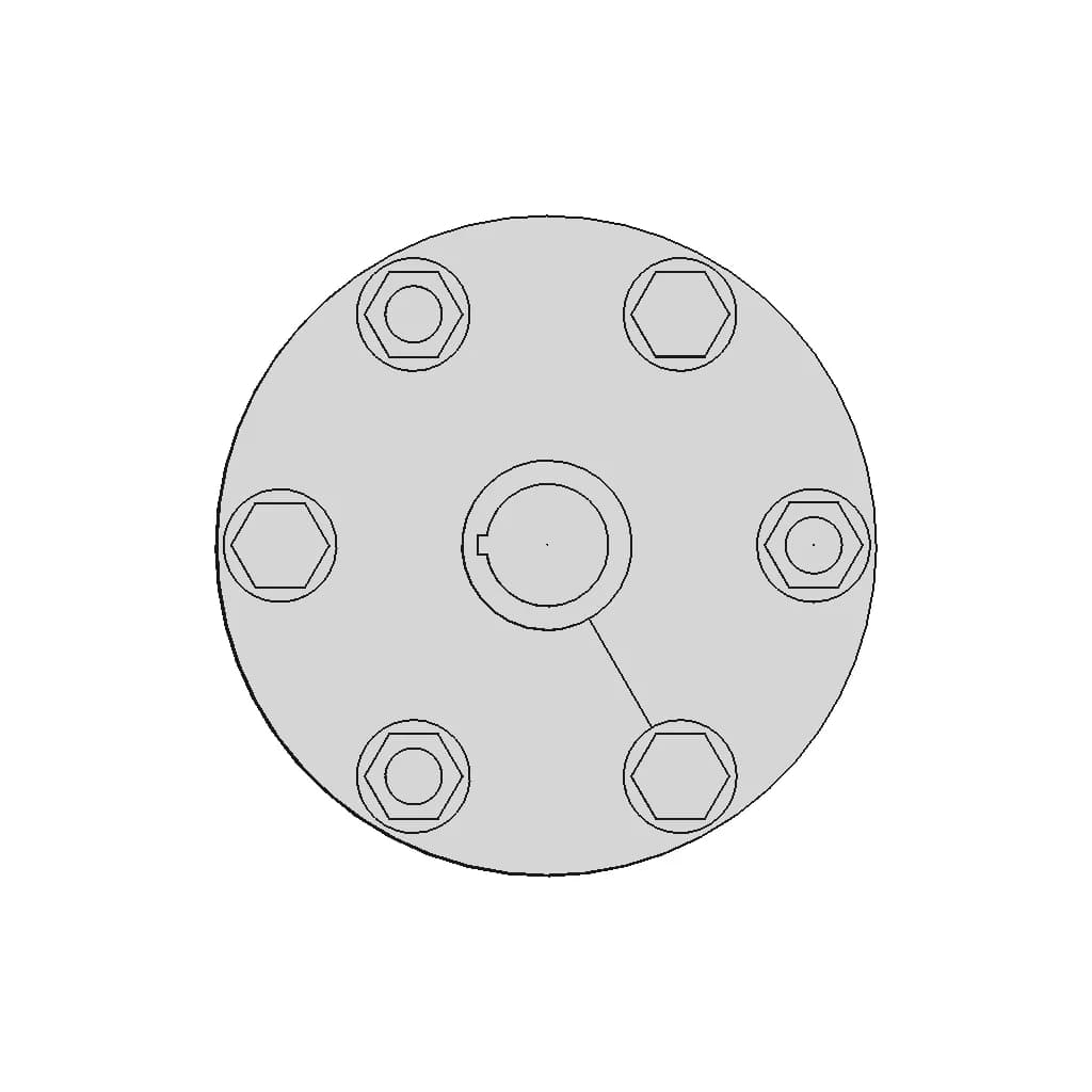 Wing Nut M20 2 | Professional CAD Design_0_0_degree_snapshot