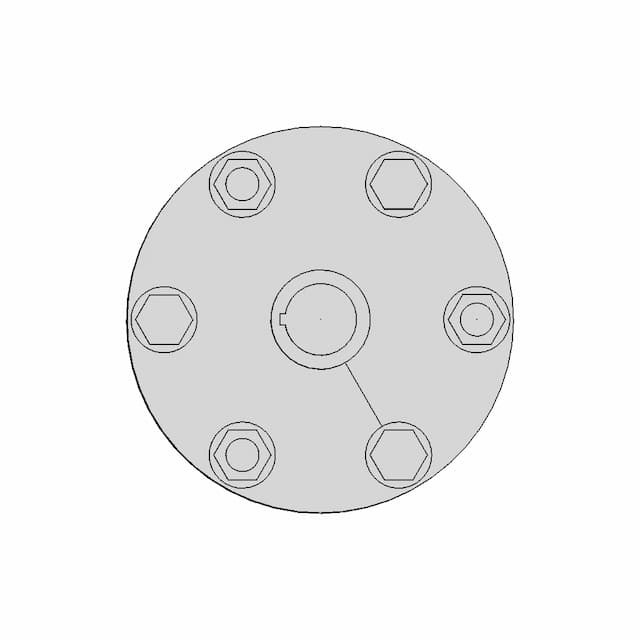 Wing Nut M20 2 | Professional CAD Design
