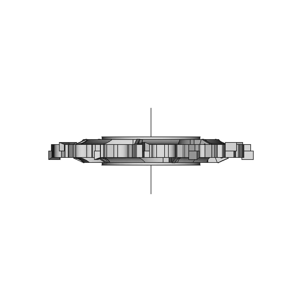 Plain Washer Blanking Tool 2 Cavity 1 | Professional CAD Design_90_0_degree_snapshot
