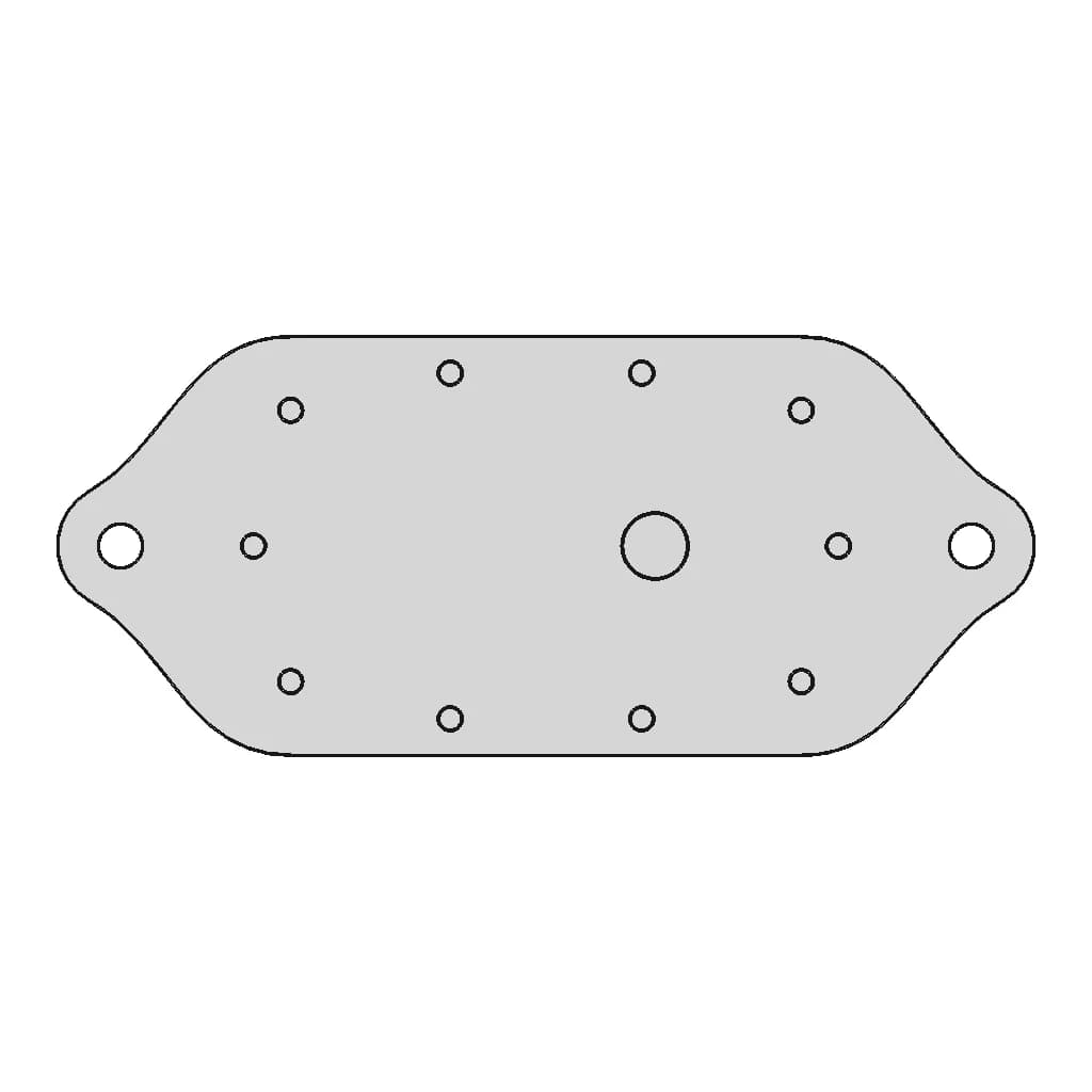 Mesa 7I76Eu Adapter Plate 1 | Professional CAD Design_0_270_degree_snapshot