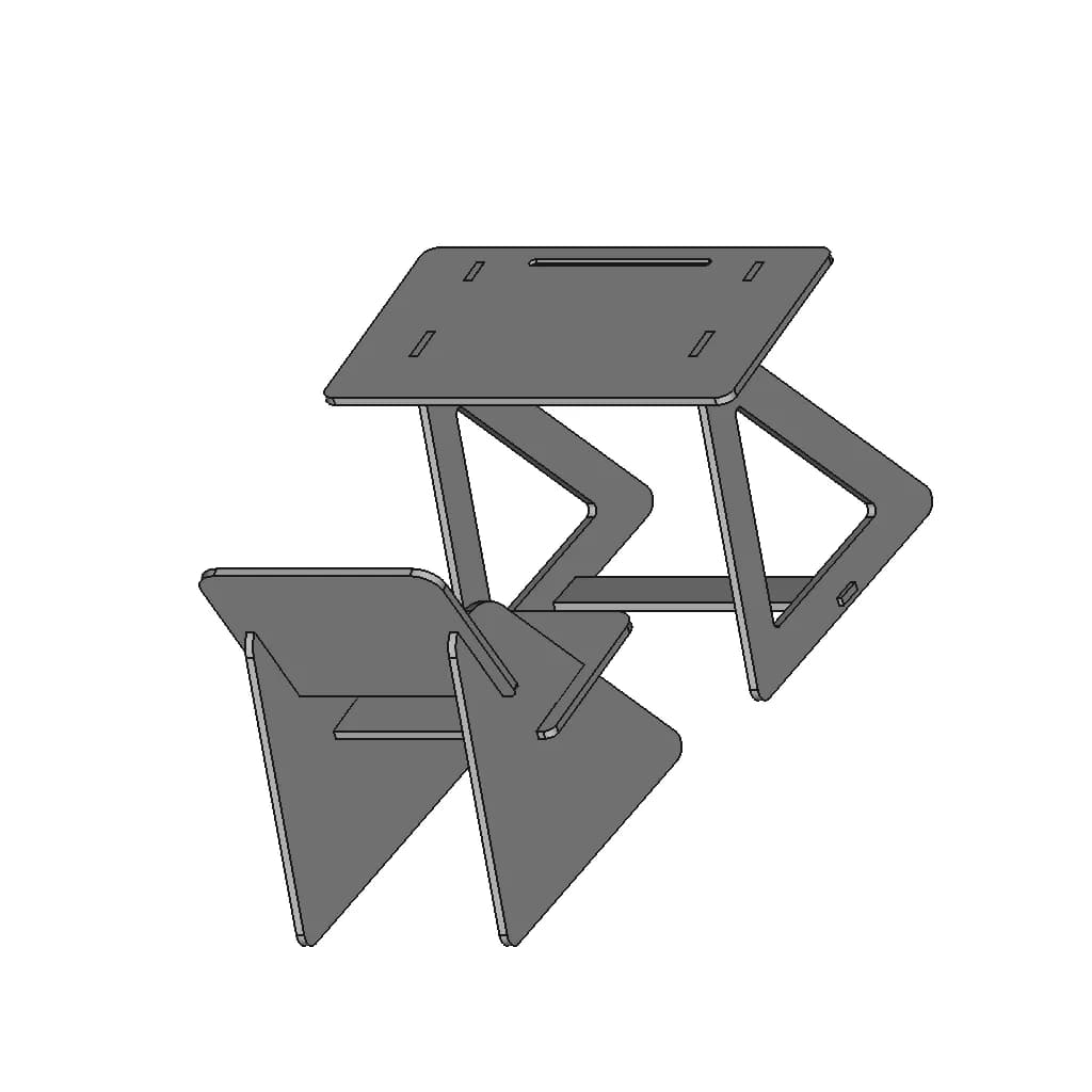 Rietveld Chair 2 | Professional CAD Design_60_30_degree_snapshot