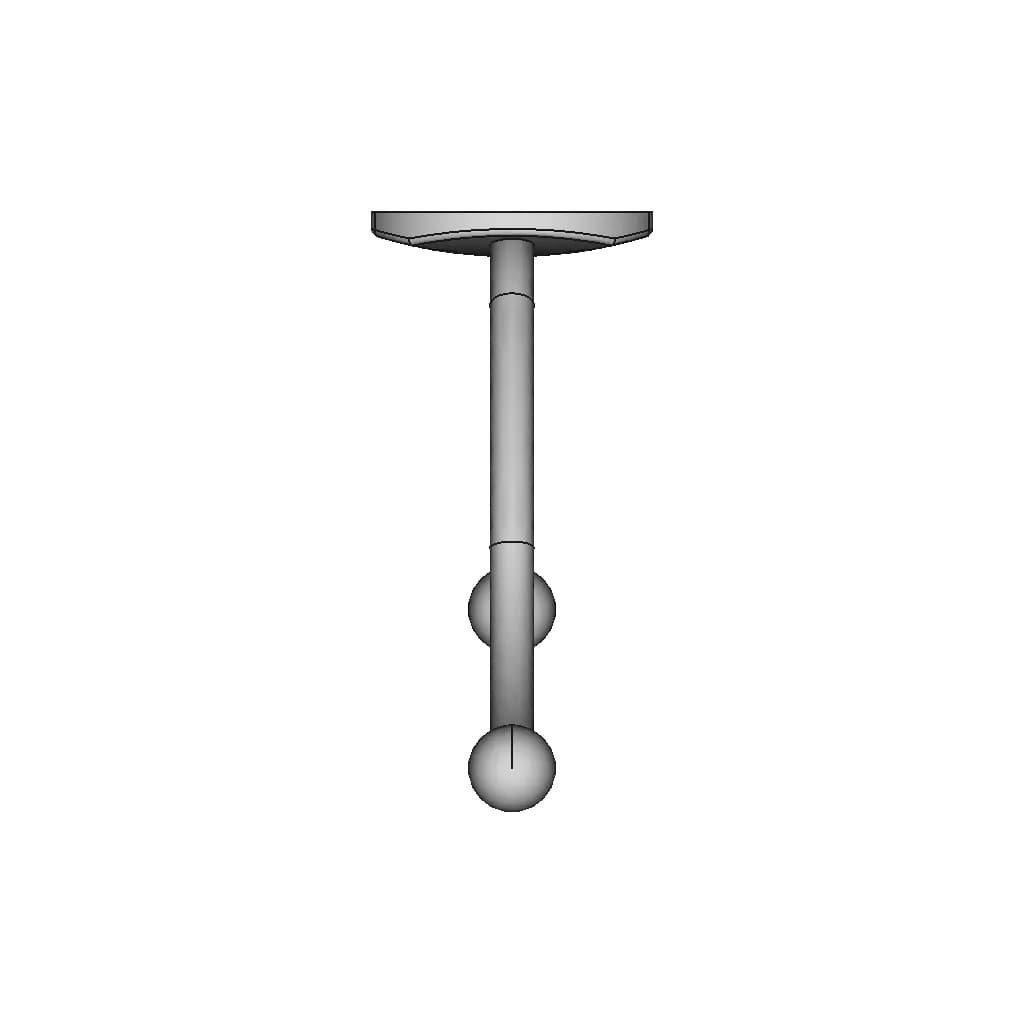 Pendurador Duplo Double Hanger 1 | Professional CAD Design_0_0_degree_snapshot