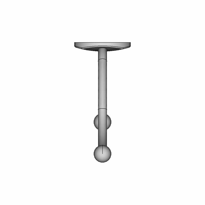 Pendurador Duplo Double Hanger 1 | Professional CAD Design