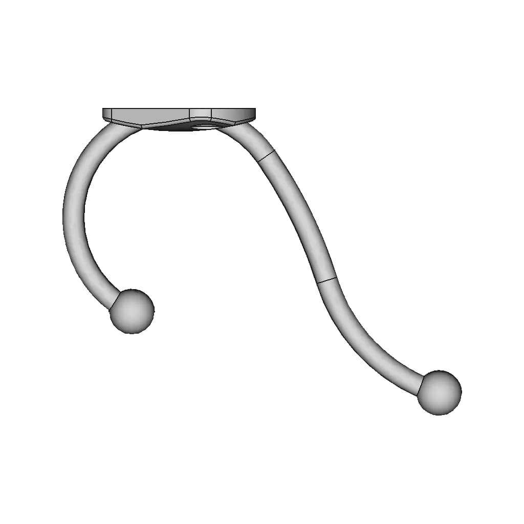 Pendurador Duplo Double Hanger 1 | Professional CAD Design_0_270_degree_snapshot