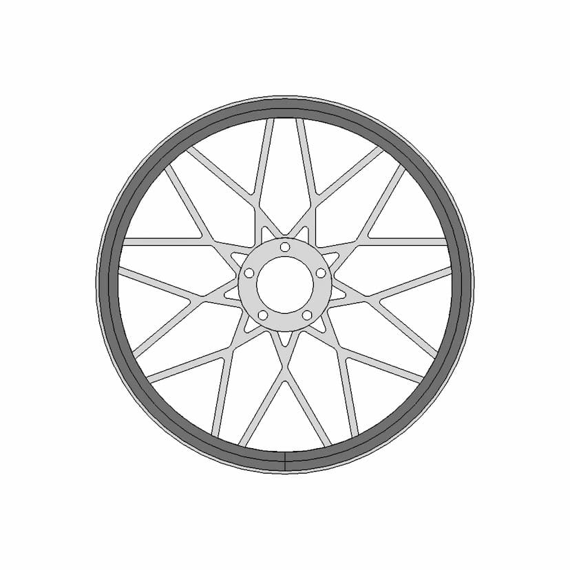 Chevrolet Corvette C8 Z51 Rear Brake Rotor 1 | 3D CAD Engineering Model