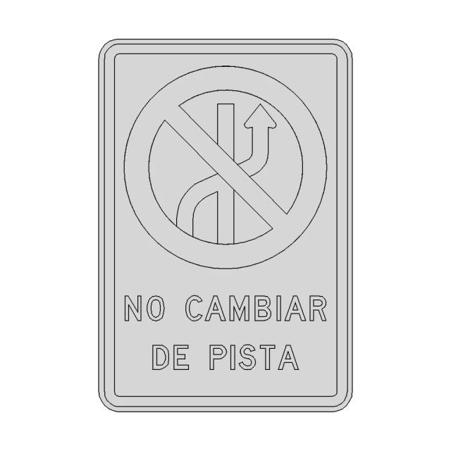 Senal De Transito Rpo 2B 1 | 3D CAD Engineering Model