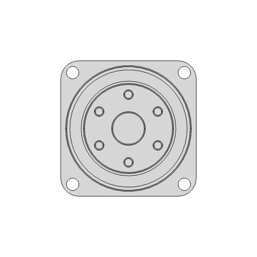 Conector Jack P4 Femea 1 | 3D CAD Engineering Model