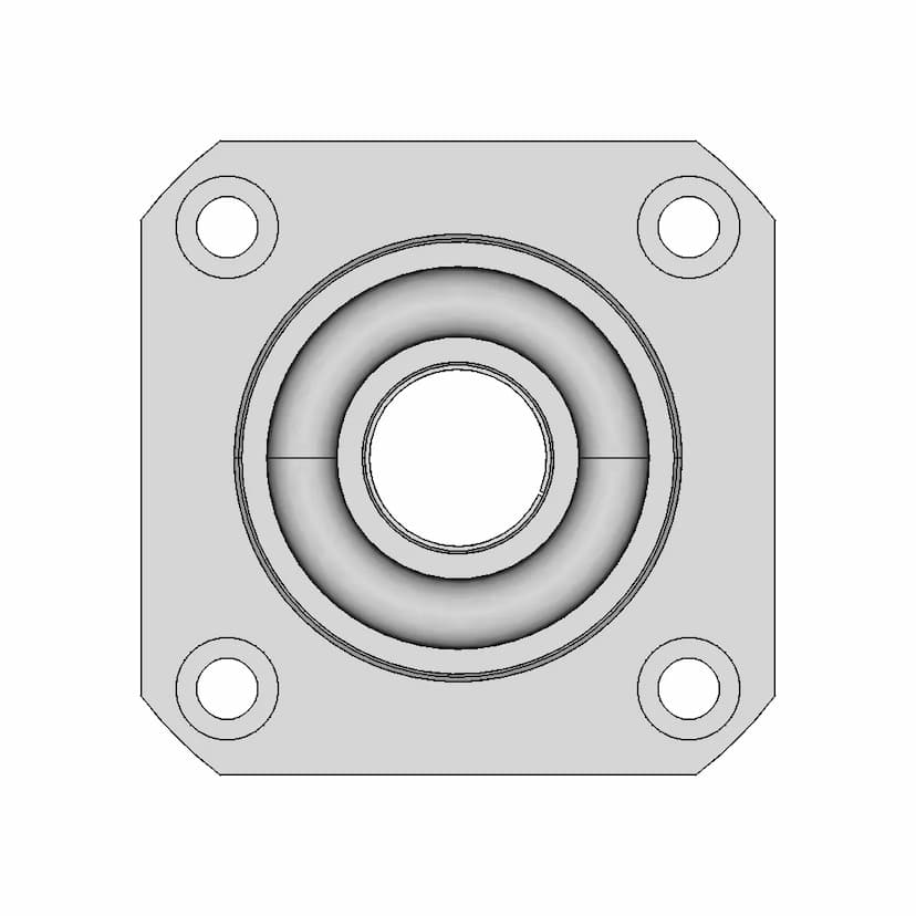 Mancal Bearing Bk20 1 | 3D CAD Engineering Model