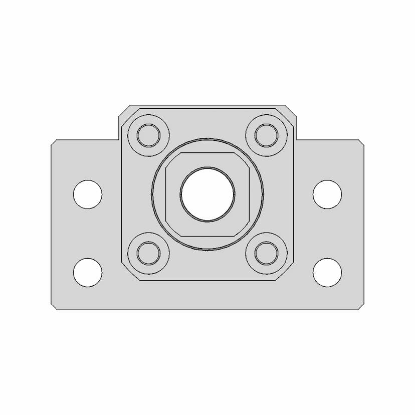 Mancal Bearing Bf35 1 | 3D CAD Engineering Model