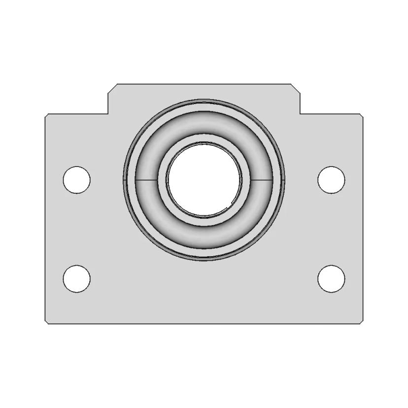 Mancal Bearing Bf17 1 | 3D CAD Engineering Model