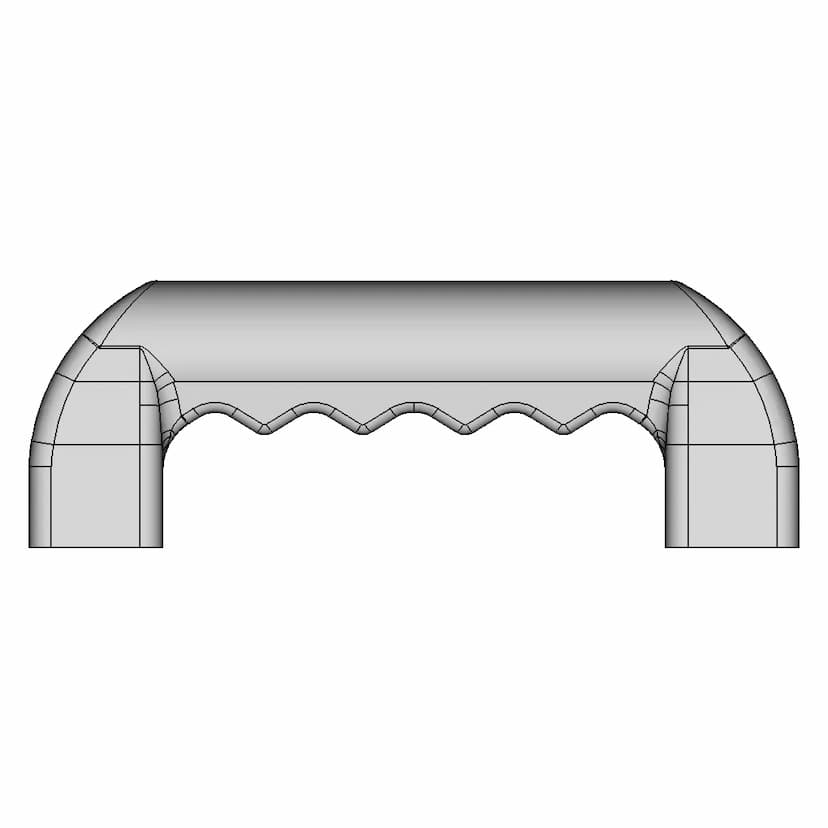 Hc Sr04 Parabolic Holder 1 | 3D CAD Engineering Model