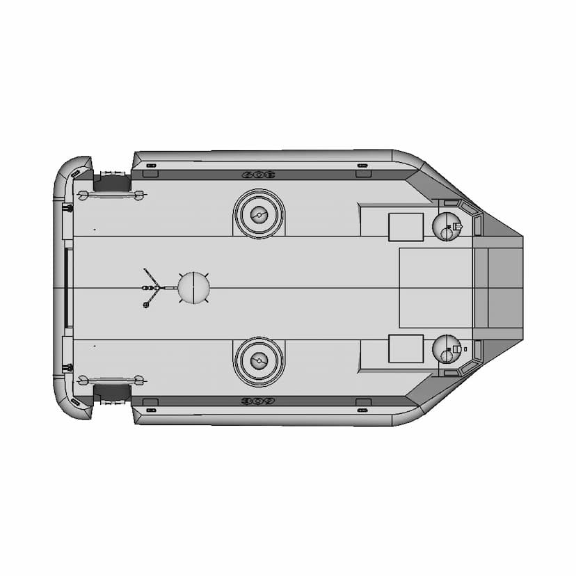 Cargo Hovercraft 1 | 3D CAD Engineering Model