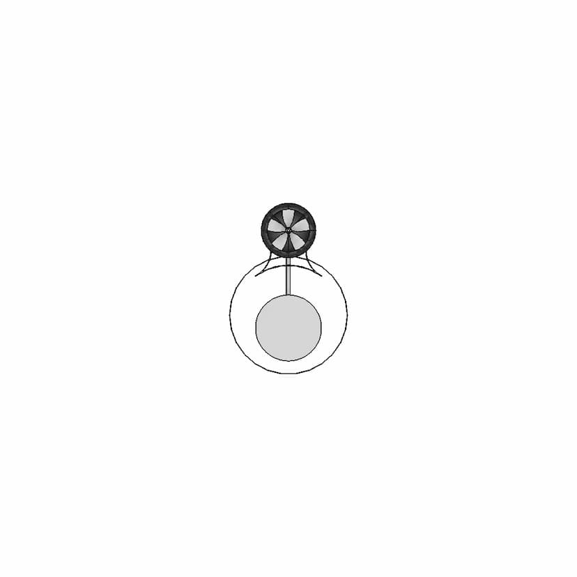 Simple Winch Model 1 | 3D CAD Engineering Model