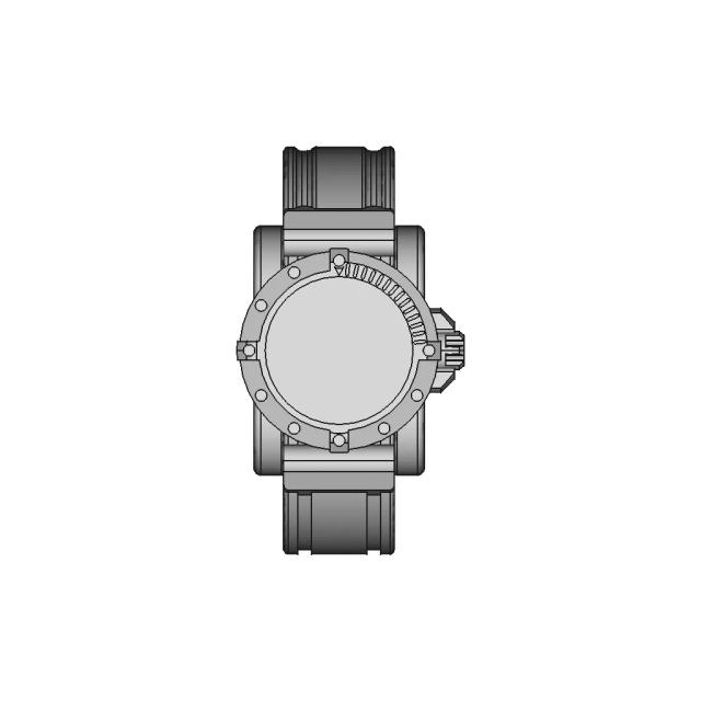 Turbine Watch Case | 3D CAD Engineering Model