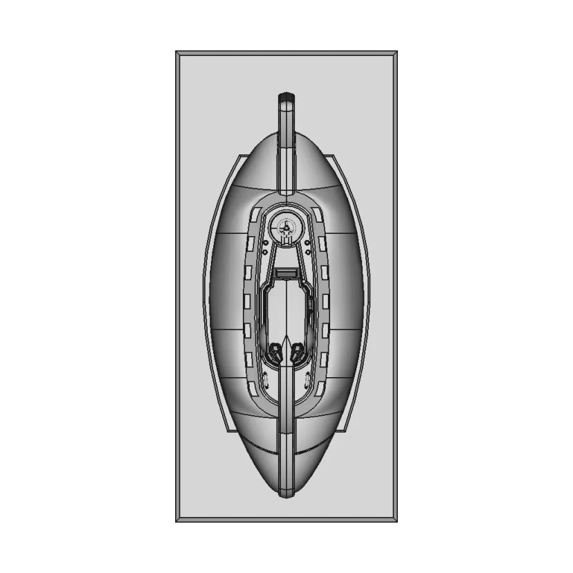 Three Hook Fishing Hook | 3D CAD Engineering Model