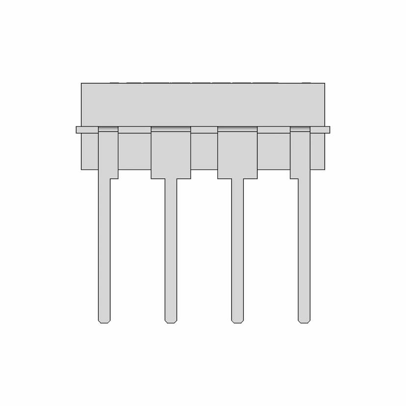 Breadboard For Test Circuit 1 | 3D CAD Engineering Model