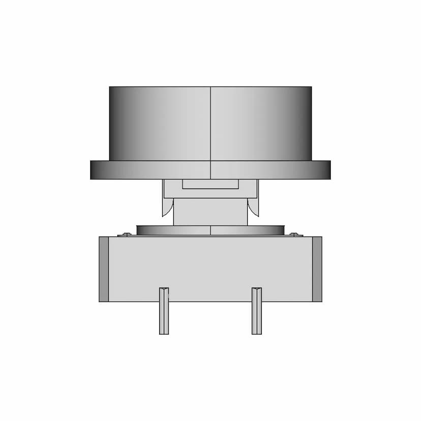 Sweideer 22Mm Spst Illuminated Red Green No Momentary On Off | 3D CAD Engineering Model