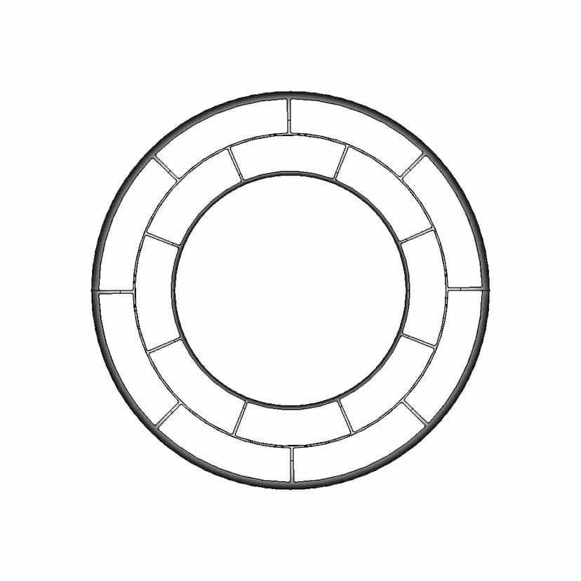 Detailed Speaker Cone Model with Precise Dimensions
