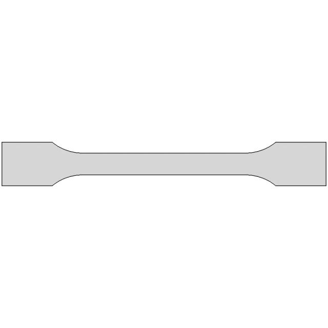 ISO 527-2 Type 1BA Tensile Test Specimen Model