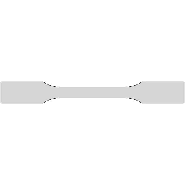 ISO 527-2 Type 1A Tensile Test Specimen Model