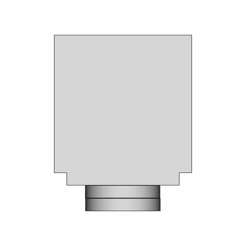 Aluminum Cube with Floating Ball CNC Machining Model