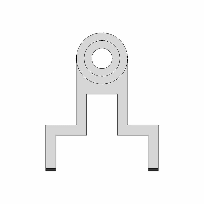 3D Printable Bass Guitar Pickguard Model