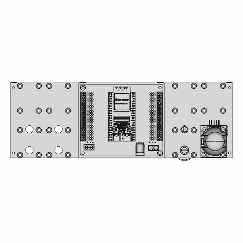 R36S Game Console Stand for Secure Tabletop Placement