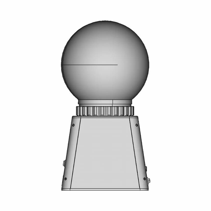 3D Model of a Cannon Designed with CAD Software