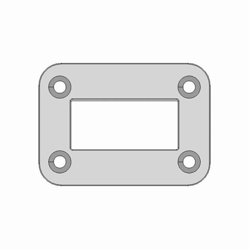 Raspberry Pi 3B DIN Rail Support Model