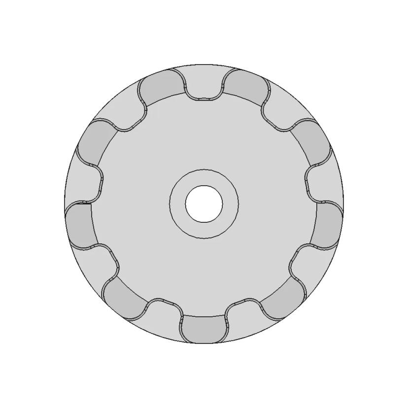 9 Tooth Track Sprocket for Motor Compatible with Pololu Tracks