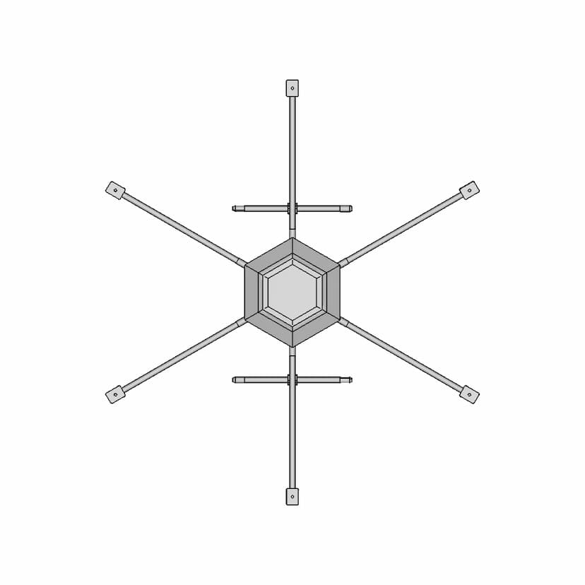 GEPRC CineBot 30 Drone Frame with Optical Flow and Lidar Sensor Holder