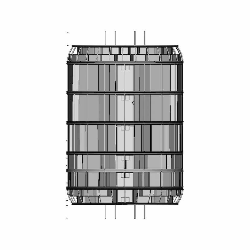 Rotating Circular Rings Mechanism for Lunar Gateway Storage Access