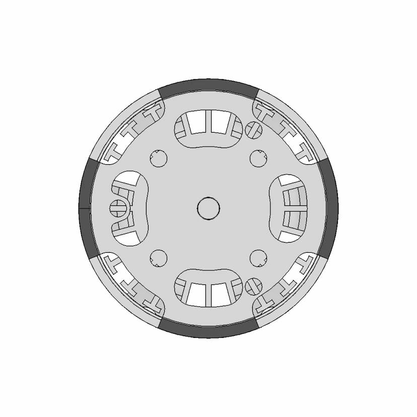 Lightweight Full Printable Quadcopter Drone Frame with Optimized Design