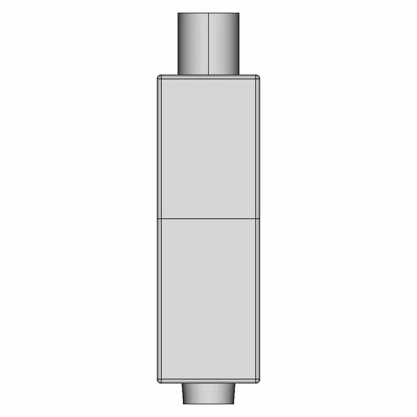 Carby V3 Starship Enterprise High Power Rocket CAD Model