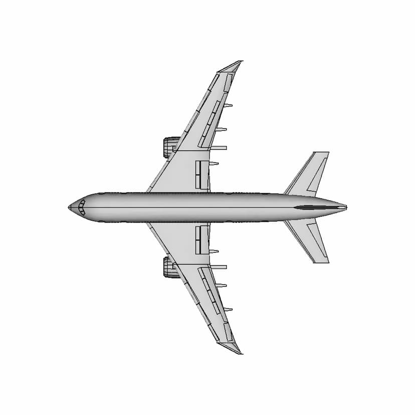 3D Model of a Fighter Jet for CAD Design