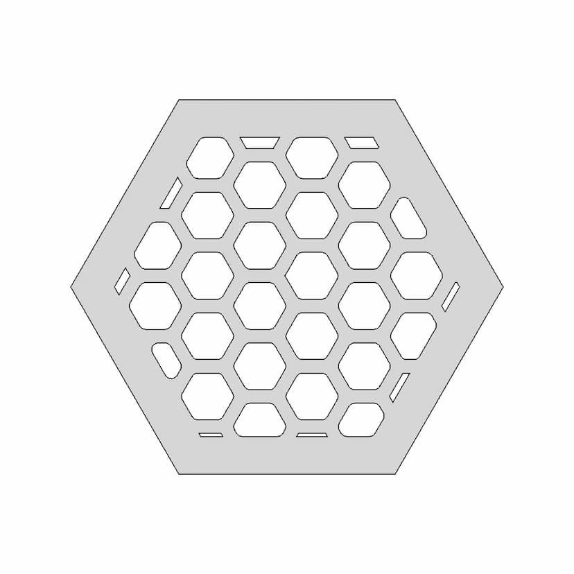 ISO-Grid Drink Coaster for Mug Placement