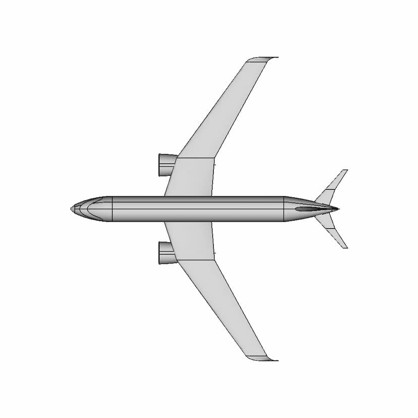 Laser Cut Wooden Toy Plane Model