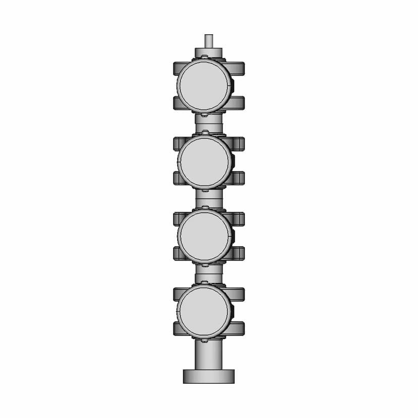 Rectangular Hollow Section (RHS) Box Frame CAD Model