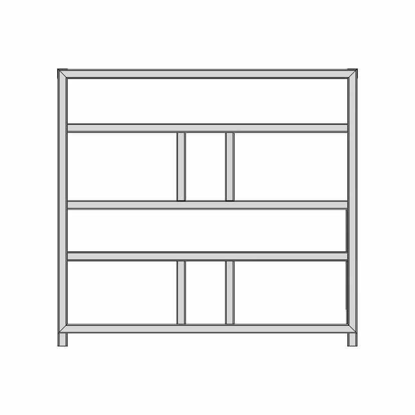 48-Inch Mini Fridge Stand 3D Model for Design
