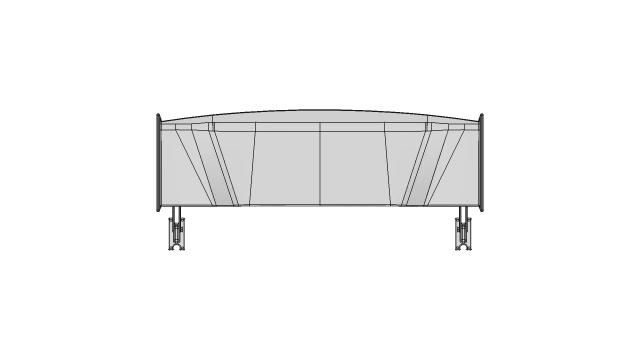 High-Performance Automotive Rear Wing | CAD Model