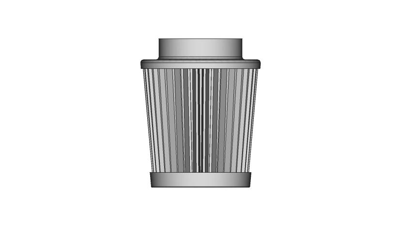 Automotive High-Flow Air Filter | CAD Model