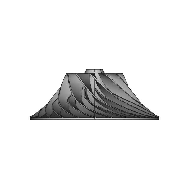 Turbine and Pump Impeller CAD Model